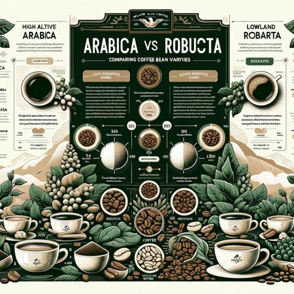 Arabica vs. Robusta: Vergleich der Kaffeebohnen