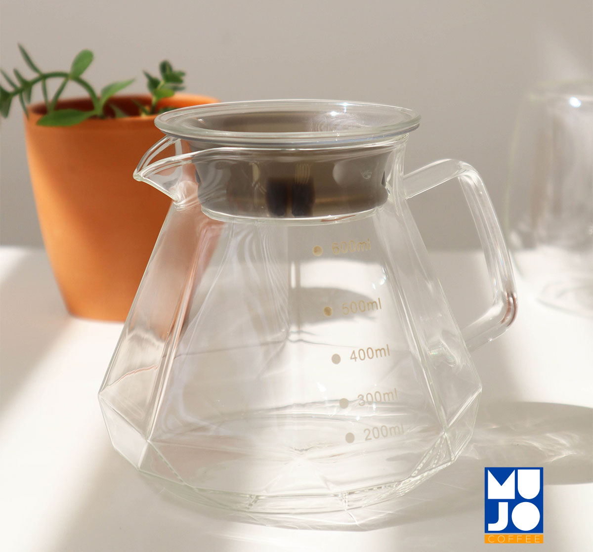 Kaffeeglas-Servierkanne 600ml